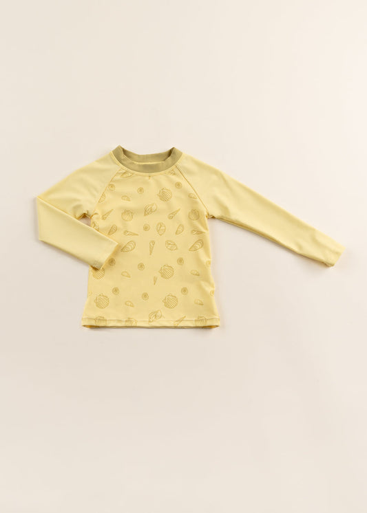 Recycled Nylon Anti-UV Rash Guard - Colada