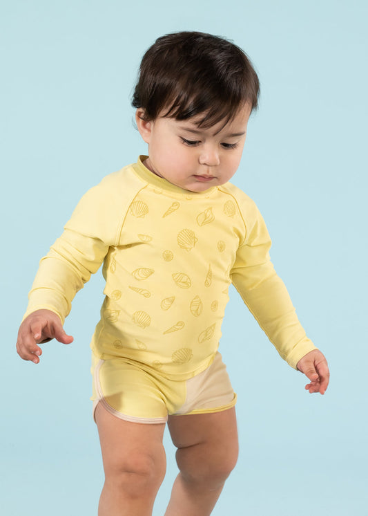 Recycled Nylon Anti-UV Rash Guard - Colada