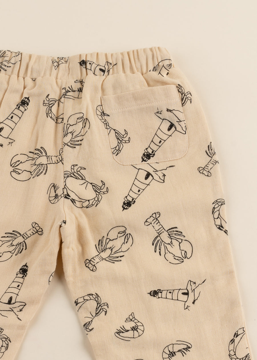 100% Organic Cotton Muslin Trousers - Estran (Toddler)