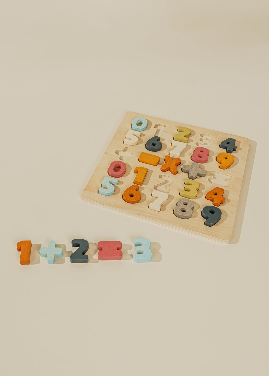 Wooden Puzzle - Numbers