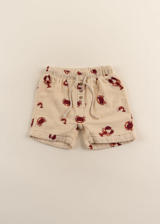 100% Organic Cotton Muslin short - Molusk (Toddler)