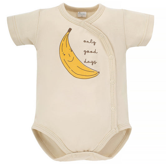 Free soul buttons bodysuit - Banana