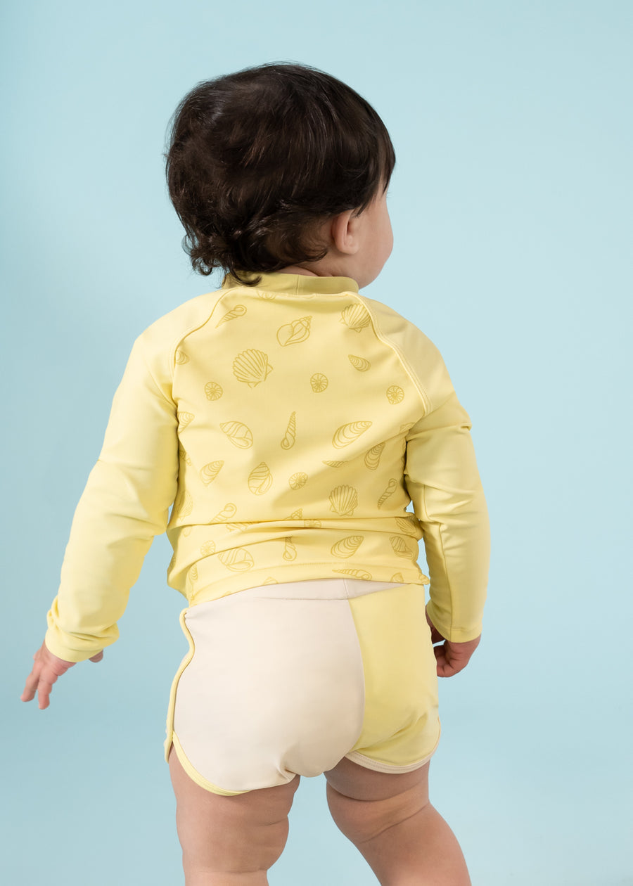 Recycled Nylon Anti-UV Rash Guard - Colada