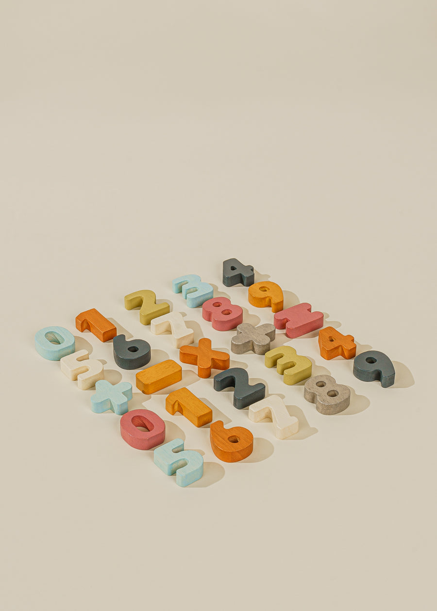 Wooden Puzzle - Numbers