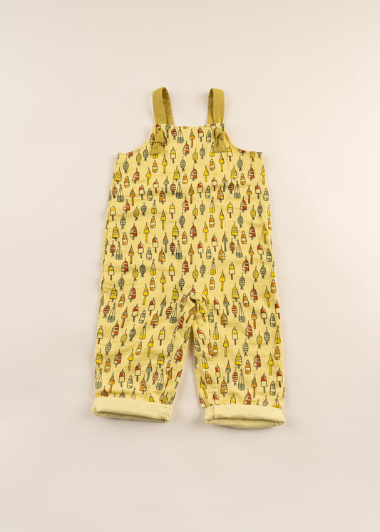 100% Organic Cotton Muslin Dungarees - Cabestan