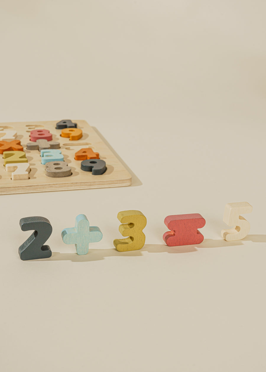 Wooden Puzzle - Numbers