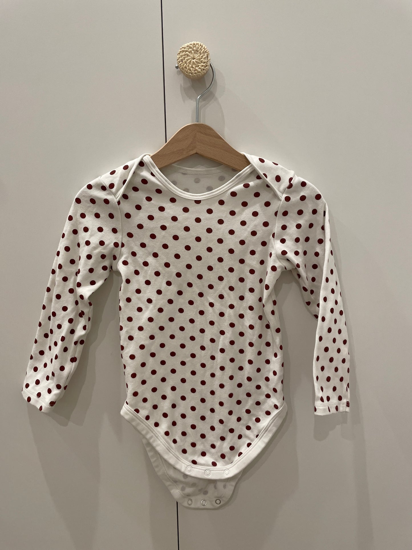 preloved - dotted onesie (3 years)