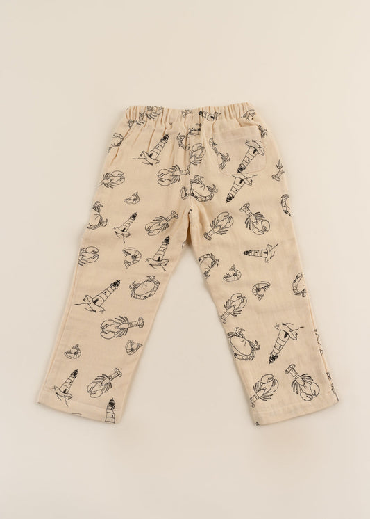 100% Organic Cotton Muslin Trousers - Estran (Toddler)