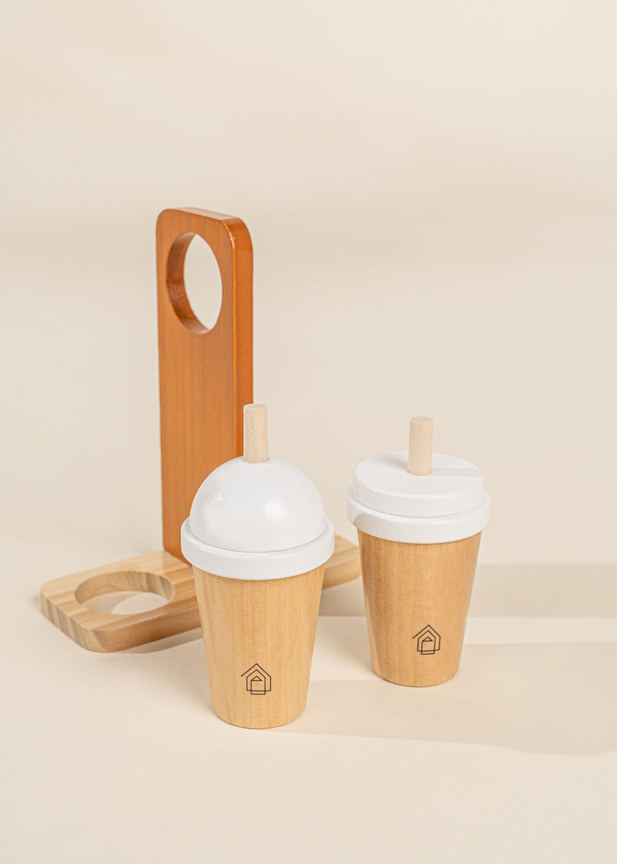 Wooden Coffee Maker Set - SEAFOAM & TERA