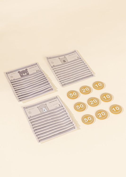 Wooden cash register