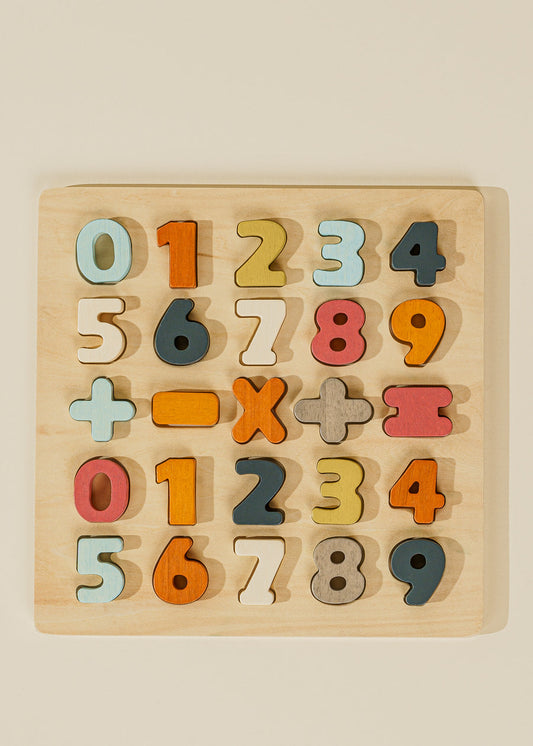 Wooden Puzzle - Numbers