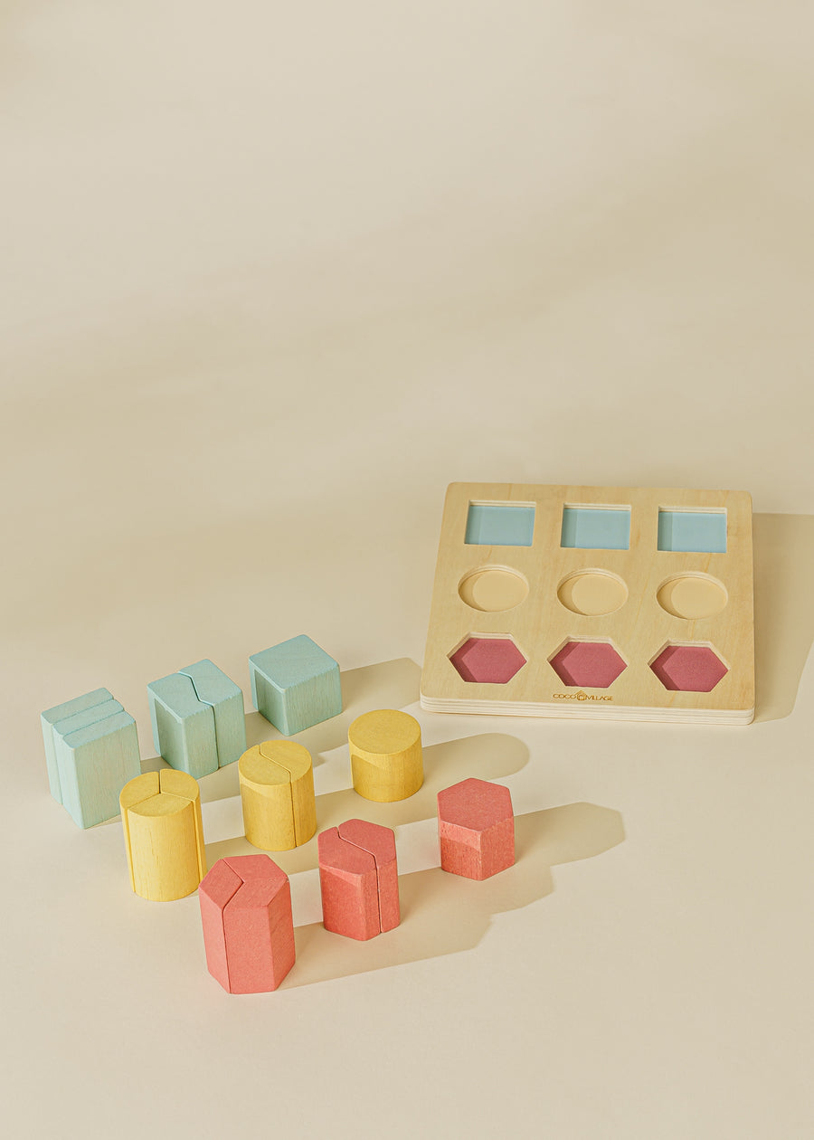 3D Wooden Shapes to Assemble