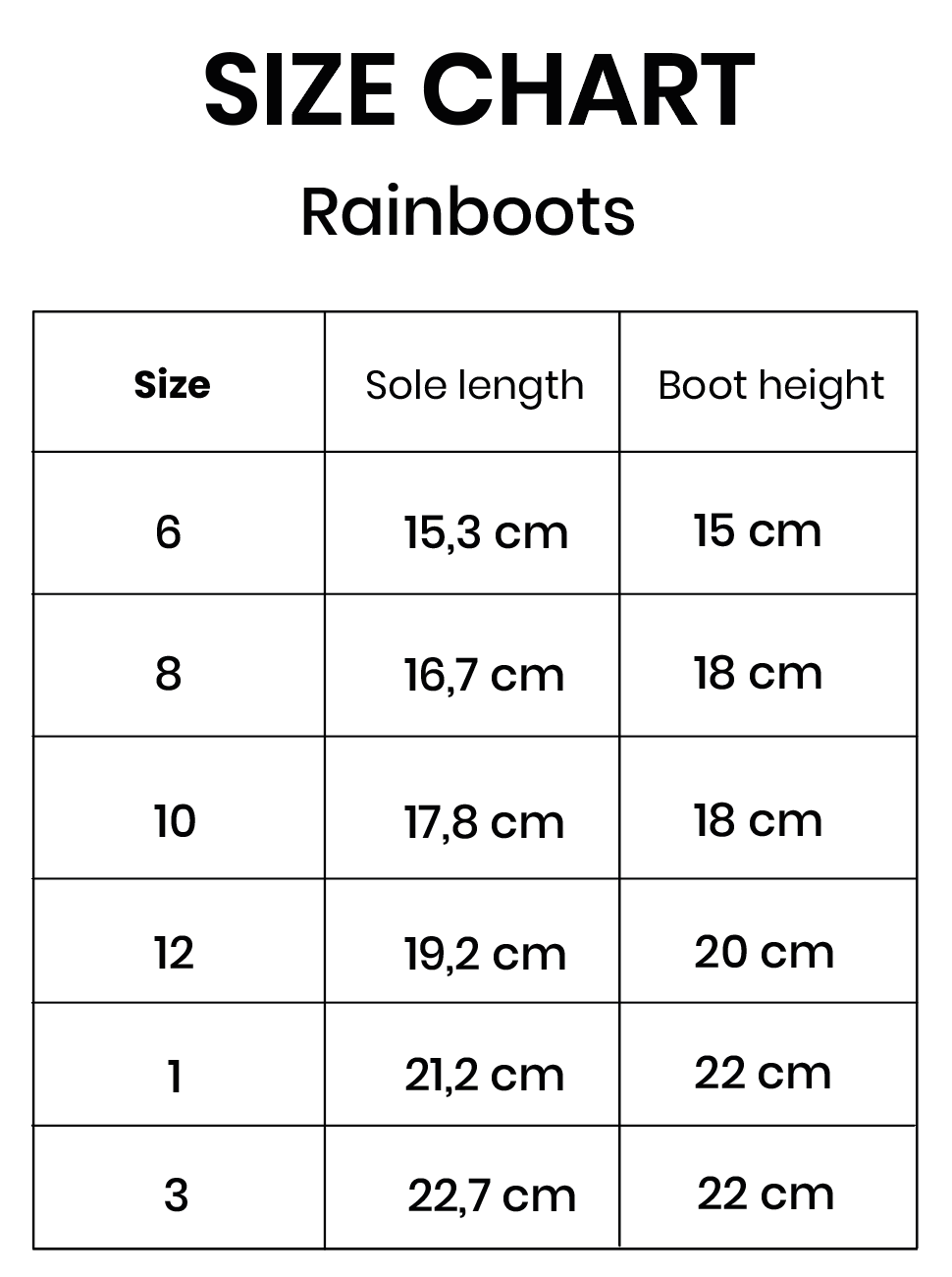 Girole Rain Boots