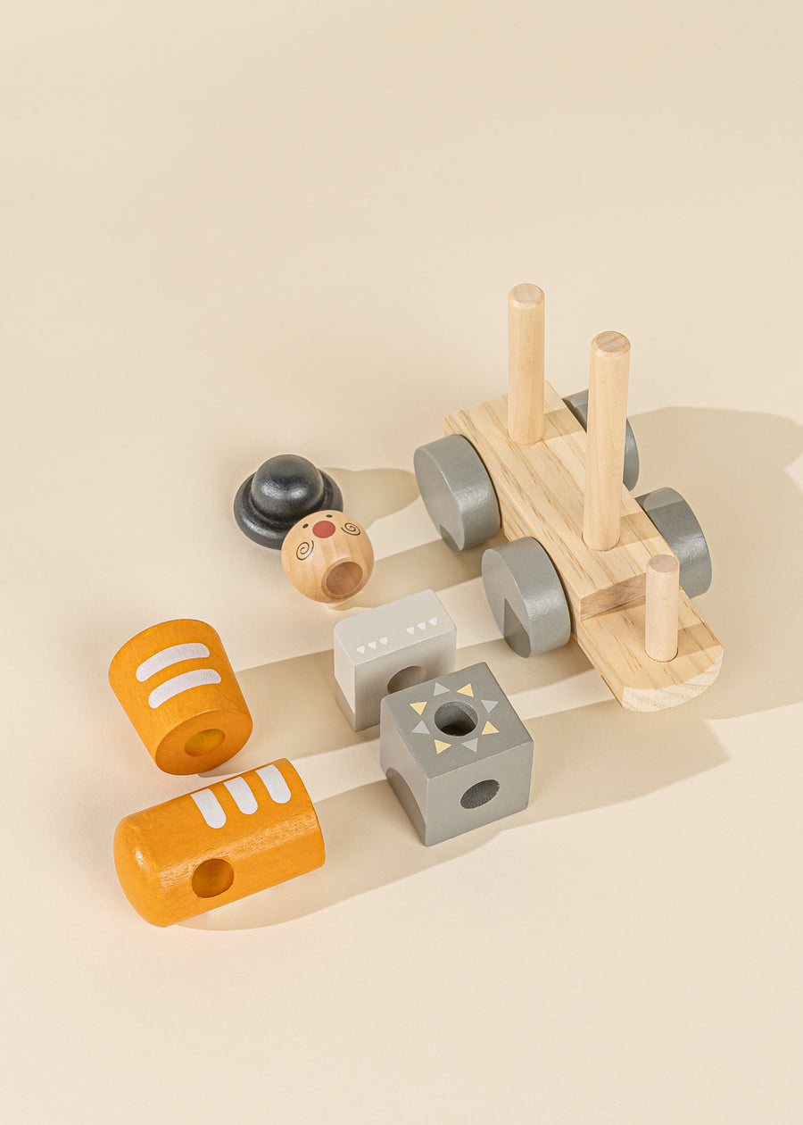 Wooden Stacking Train - CIRCUS