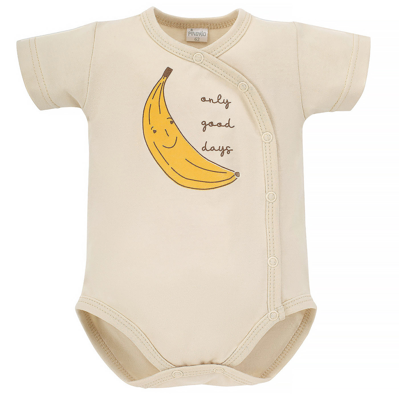 Free soul buttons bodysuit - Banana