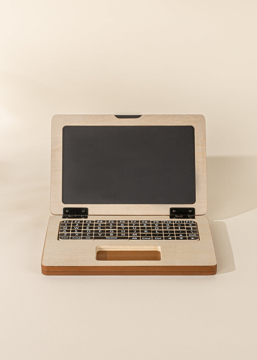 Wooden Toy Laptop