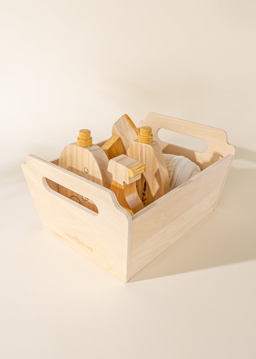 Wooden Laundry Playset