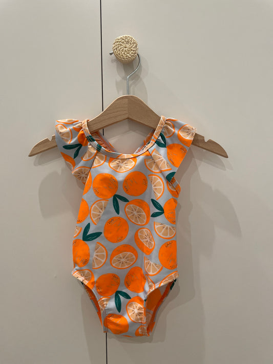 preloved - oranges swimsuit (9 months)