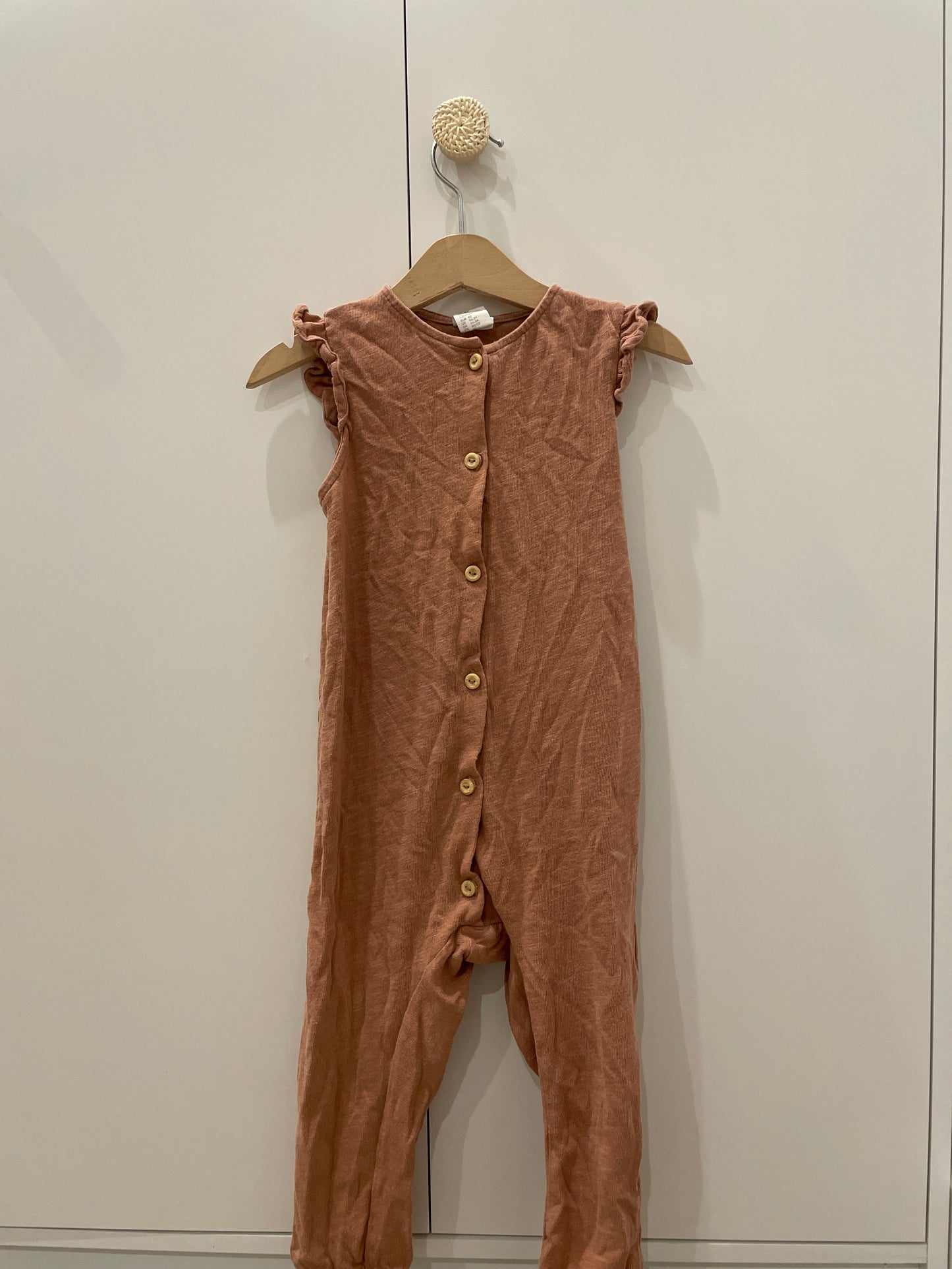 preloved - button up romper (18-24 months)