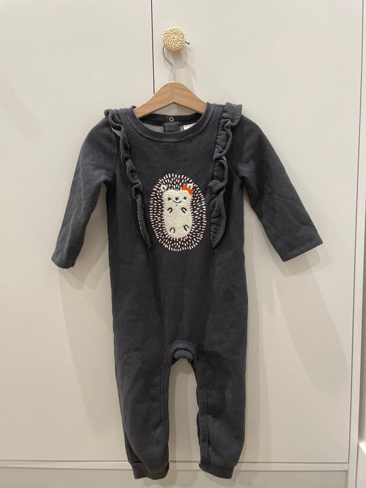 preloved - porcupine romper (18 months)