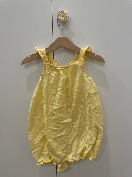 preloved - yellow romper (18-24 months)