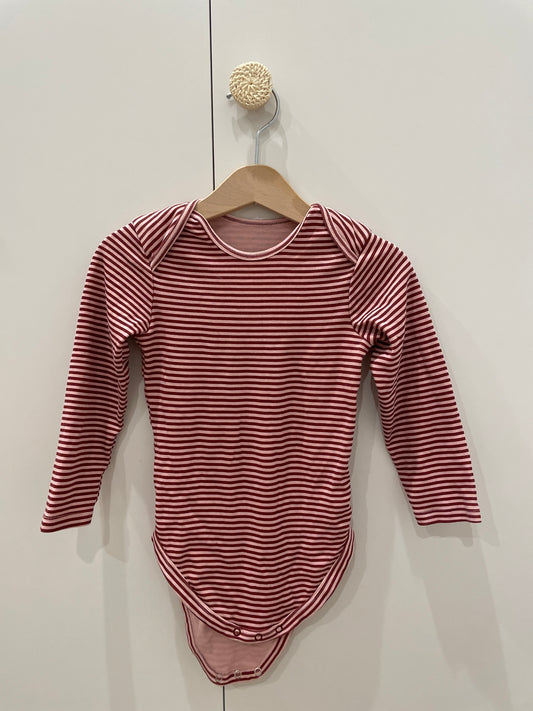 preloved - striped onesie (2 years)